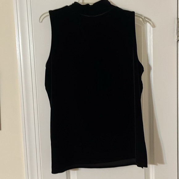 Chicos size 2 black velvet top - Picture 2 of 2